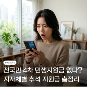 전국민 4차 민생지원금은 없어요! 지자체별 각종 추석 지원금 총정리, 우리지역 확인하자 6 지원금