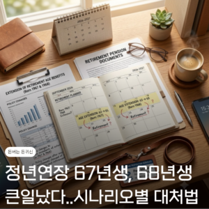 정년연장 67년생 68년생 큰일났다.. 시나리오별 대처법 필독하세요 1 정년연장
