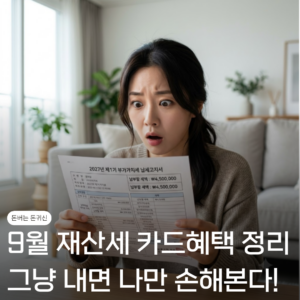 재산세 카드혜택