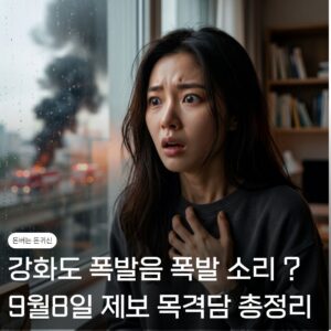 강화도 폭발음